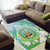 Djibouti Area Rug Jabuuti Emblem With Jasmine