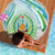 Djibouti Beach Blanket Jabuuti Emblem With Jasmine