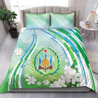 Djibouti Bedding Set Jabuuti Emblem With Jasmine