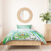 Djibouti Bedding Set Jabuuti Emblem With Jasmine