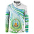 Personalised Djibouti Button Sweatshirt Jabuuti Emblem With Jasmine
