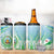 Personalised Djibouti 4 in 1 Can Cooler Tumbler Jabuuti Emblem With Jasmine