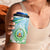Personalised Djibouti 4 in 1 Can Cooler Tumbler Jabuuti Emblem With Jasmine