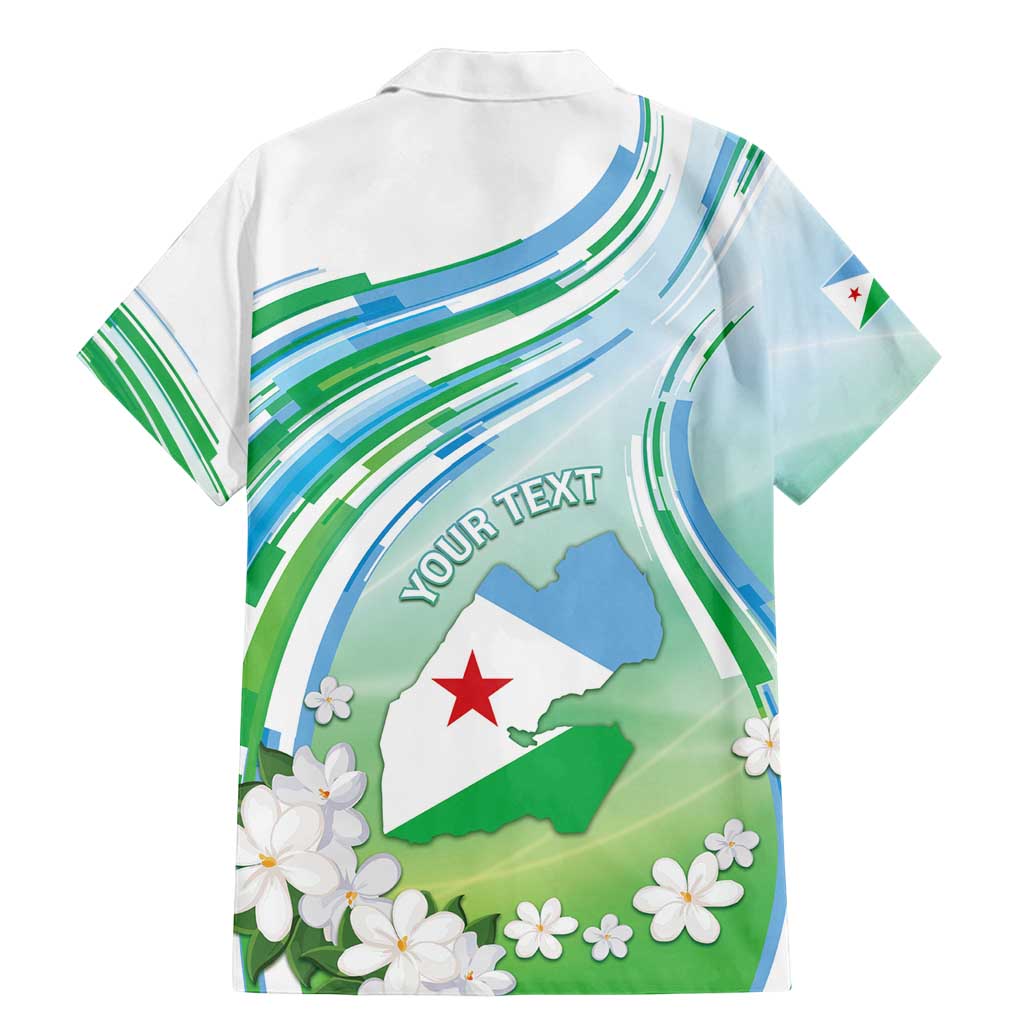 Personalised Djibouti Family Matching Mermaid Dress and Hawaiian Shirt Jabuuti Emblem With Jasmine