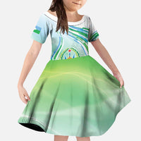 Personalised Djibouti Family Matching Off The Shoulder Long Sleeve Dress and Hawaiian Shirt Jabuuti Emblem With Jasmine