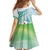 Personalised Djibouti Family Matching Off The Shoulder Long Sleeve Dress and Hawaiian Shirt Jabuuti Emblem With Jasmine