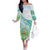 Personalised Djibouti Family Matching Off The Shoulder Long Sleeve Dress and Hawaiian Shirt Jabuuti Emblem With Jasmine