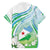 Personalised Djibouti Family Matching Off Shoulder Short Dress and Hawaiian Shirt Jabuuti Emblem With Jasmine
