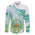 Personalised Djibouti Family Matching Off Shoulder Short Dress and Hawaiian Shirt Jabuuti Emblem With Jasmine