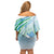 Personalised Djibouti Family Matching Off Shoulder Short Dress and Hawaiian Shirt Jabuuti Emblem With Jasmine