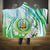 Djibouti Hooded Blanket Jabuuti Emblem With Jasmine
