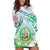 Personalised Djibouti Hoodie Dress Jabuuti Emblem With Jasmine