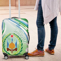 Djibouti Luggage Cover Jabuuti Emblem With Jasmine