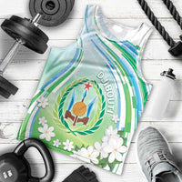 Personalised Djibouti Men Tank Top Jabuuti Emblem With Jasmine