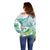 Personalised Djibouti Off Shoulder Sweater Jabuuti Emblem With Jasmine