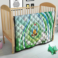 Djibouti Quilt Jabuuti Emblem With Jasmine