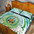 Djibouti Quilt Bed Set Jabuuti Emblem With Jasmine