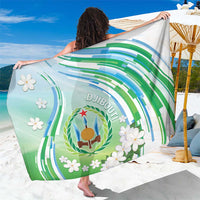 Djibouti Sarong Jabuuti Emblem With Jasmine