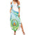 Personalised Djibouti Summer Maxi Dress Jabuuti Emblem With Jasmine