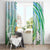 Djibouti Window Curtain Jabuuti Emblem With Jasmine