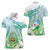 Personalised Djibouti Women Polo Shirt Jabuuti Emblem With Jasmine