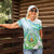 Personalised Djibouti Women Polo Shirt Jabuuti Emblem With Jasmine