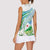 Personalised Djibouti Women Sleeveless Polo Shirt Jabuuti Emblem With Jasmine