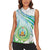 Personalised Djibouti Women Sleeveless Polo Shirt Jabuuti Emblem With Jasmine