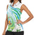 Personalised Djibouti Women Sleeveless Polo Shirt Jabuuti Emblem With Jasmine