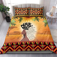 Dear Black Girl Bedding Set African Black Women Pride