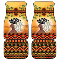 Dear Black Girl Car Mats African Black Women Pride