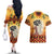 Dear Black Girl Couples Matching Off The Shoulder Long Sleeve Dress and Hawaiian Shirt African Black Women Pride