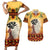 Dear Black Girl Couples Matching Short Sleeve Bodycon Dress and Hawaiian Shirt African Black Women Pride