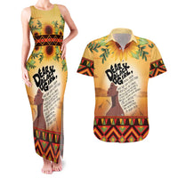 Dear Black Girl Couples Matching Tank Maxi Dress and Hawaiian Shirt African Black Women Pride