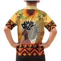 Dear Black Girl Family Matching Mermaid Dress and Hawaiian Shirt African Black Women Pride