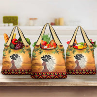 Dear Black Girl Grocery Bag African Black Women Pride