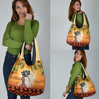 Dear Black Girl Grocery Bag African Black Women Pride