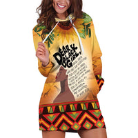 Dear Black Girl Hoodie Dress African Black Women Pride