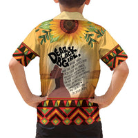 Dear Black Girl Kid Hawaiian Shirt African Black Women Pride