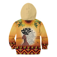 Dear Black Girl Kid Hoodie African Black Women Pride