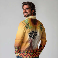 Dear Black Girl Long Sleeve Polo Shirt African Black Women Pride