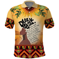 Dear Black Girl Polo Shirt African Black Women Pride