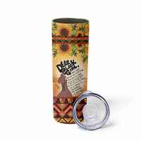 Dear Black Girl Skinny Tumbler African Black Women Pride