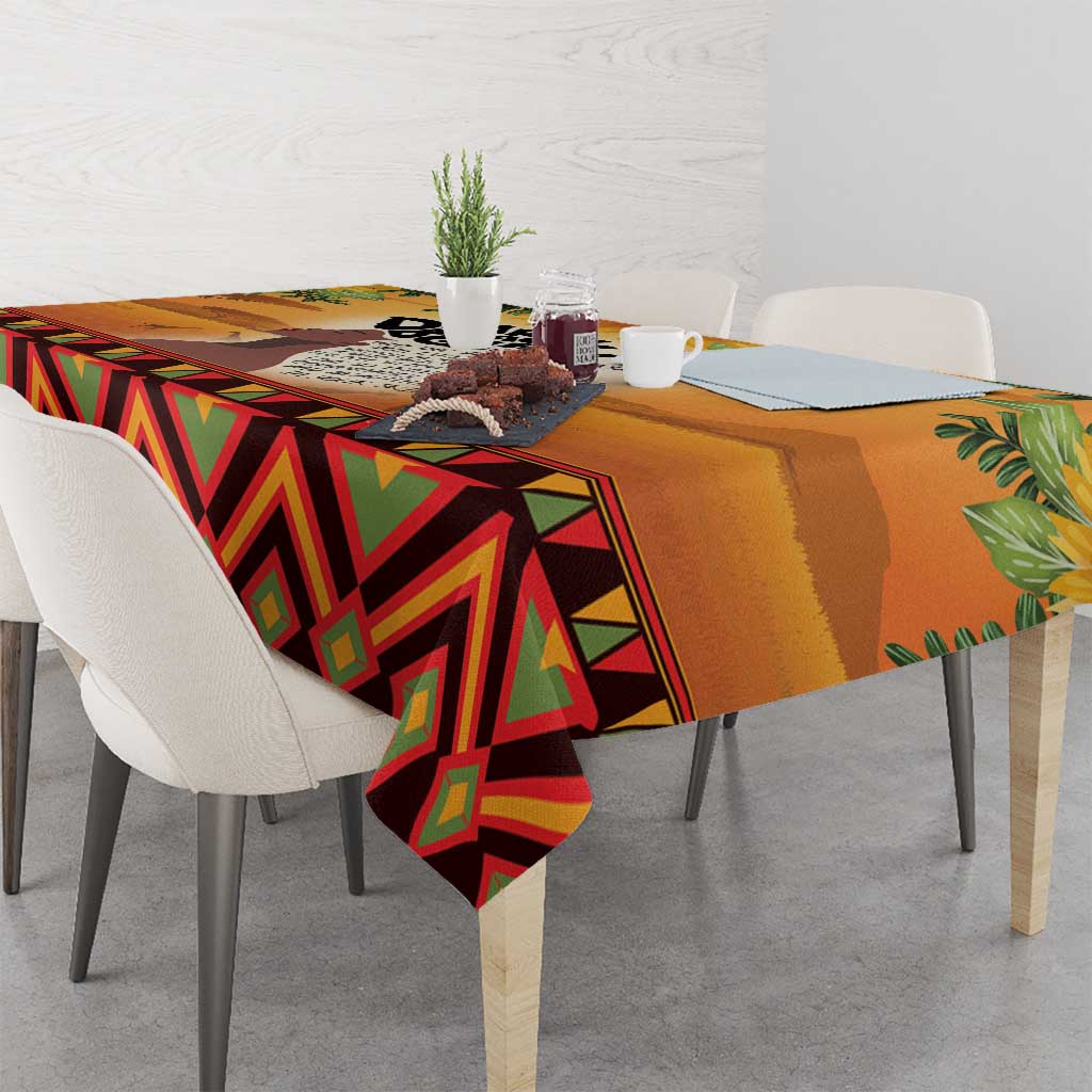 Dear Black Girl Tablecloth African Black Women Pride