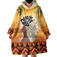 Dear Black Girl Wearable Blanket Hoodie African Black Women Pride