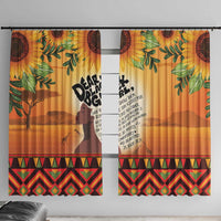 Dear Black Girl Window Curtain African Black Women Pride