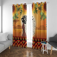 Dear Black Girl Window Curtain African Black Women Pride