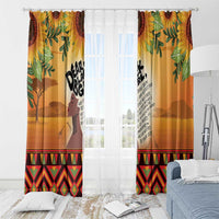 Dear Black Girl Window Curtain African Black Women Pride