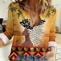Dear Black Girl Women Casual Shirt African Black Women Pride