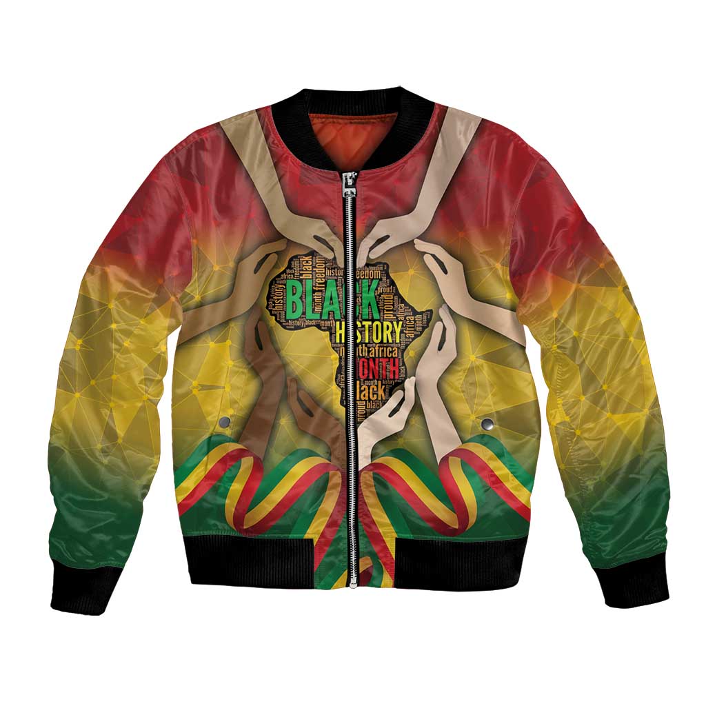 Black History Month Bomber Jacket Africa I Am Black